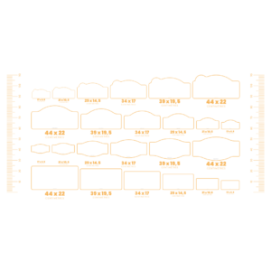 Les Gabarits et les dimensions de Plaque Voiture Rallye